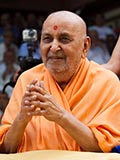  Swamishri in a divine, jovial mood