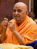  Swamishri in a divine, jovial mood