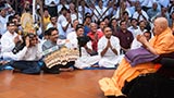  Devotees doing darshan of Swamishri