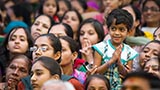  Devotees doing darshan of Swamishri