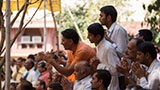  Devotees doing darshan of Swamishri