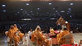  Senior sadhus perform mahapuja arti