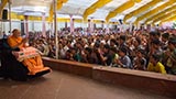  Devotees doing darshan of Swamishri