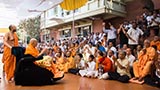  Devotees rejoice before Swamishri
