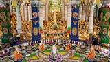  Annakut offered to Bhagwan Swaminarayan, Aksharbrahman Gunatitanand Swami and Shri Gopalanand Swami