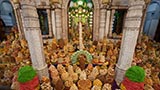  Annakut offered to Bhagwan Swaminarayan, Aksharbrahman Gunatitanand Swami and Shri Gopalanand Swami