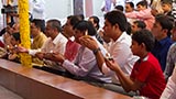  Devotees doing darshan of Swamishri