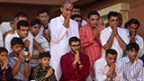  Devotees doing darshan of Swamishri