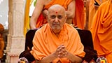  Swamishri in the mandir pradakshina