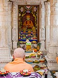  Swamishri engrossed in darshan