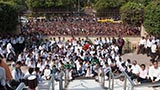  Devotees doing darshan of Swamishri