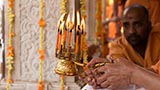 Swamishri performs annakut arti