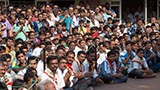 Devotees doing darshan of Swamishri