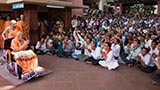  Devotees doing darshan of Swamishri