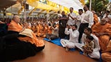  A skit presentation before Swamishri