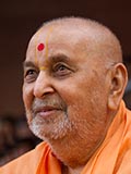  Swamishri in a divine, jovial mood