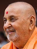  Swamishri in a divine, jovial mood