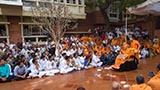  Devotees doing darshan of Swamishri