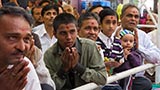  Devotees doing darshan of Swamishri