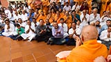  Devotees doing darshan of Swamishri
