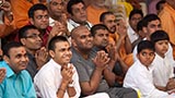  Devotees doing darshan of Swamishri