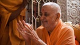 Swamishri in a divine, jovial mood