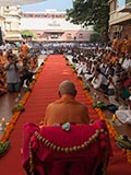  Devotees doing darshan of Swamishri