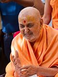  Swamishri in a divine, jovial mood