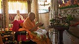  Swamishri engrossed in darshan