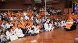  Devotees doing darshan of Swamishri