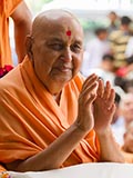  Swamishri blesses devotees