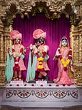 Shri Harikrishna Maharaj and Shri Radha-Krishna Dev