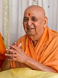 Swamishri in a divine mood