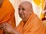 Swamishri in a divine mood
