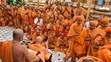 Sadhus remembering the divine work of Shastriji Maharaj