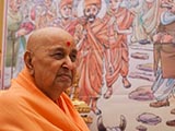 Swamishri in a divine mood