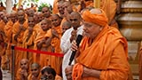 Sadhus remembering the divine work of Shastriji Maharaj