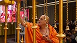  Pujya Ishwarcharan Swami performs pujan of flagstaffs