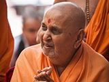  Swamishri in a divine, jovial mood