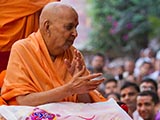  Swamishri in a divine, jovial mood