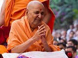  Swamishri in a divine, jovial mood