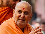  Swamishri in a divine, jovial mood