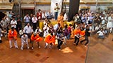  Devotees rejoice before Swamishri
