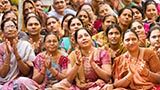  Devotees doing darshan of Swamishri