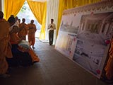  Swamishri watches new BAPS Shri Swaminarayan Mandir, Varachha (Surat), India, photos