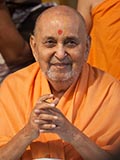  Swamishri in a divine, jovial mood