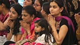 Devotees doing darshan of Swamishri