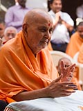  Swamishri blesses devotees