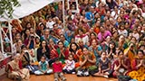  Devotees doing darshan of Swamishri