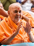  Swamishri in a divine, jovial mood